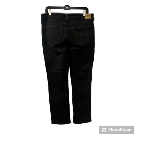 Denizen from Levis Black Mid Rise Slim Cotton Polyester Blend Jeans Sz 14M - Picture 2 of 10